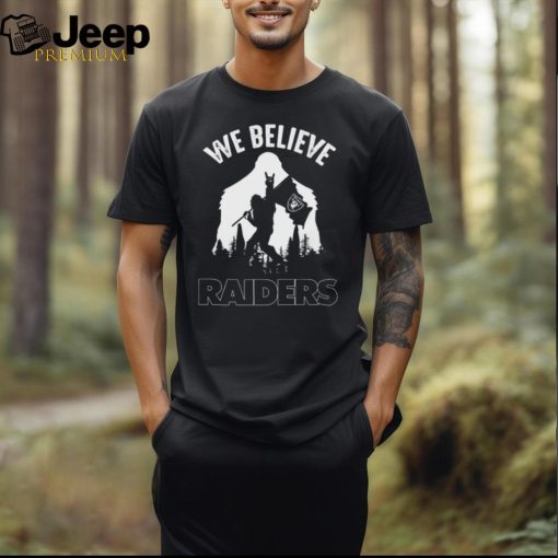 Bigfoot We Believe Las Vegas Raiders 2024 shirt