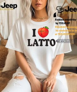 Biglatto I Love Latto Tee shirt