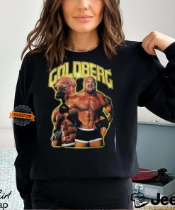 Bill Goldberg Double Pose Signature Mens Black T shirt
