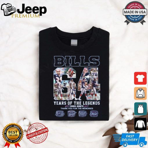 Bill years of the legends 1960 2024 thank you for the memories shirt