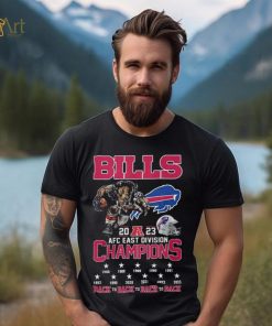 Bills 2023 AFC East Champions Let’s Go Bills Two Sided Shirt