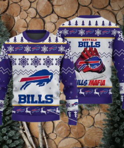 Bills Mafia Buffalo Bills Ugly Christmas Sweater