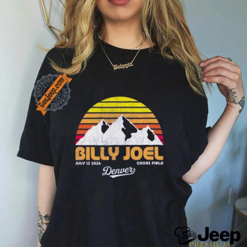 Billy Joel 7 12 24 Denver Retro Event T Shirt