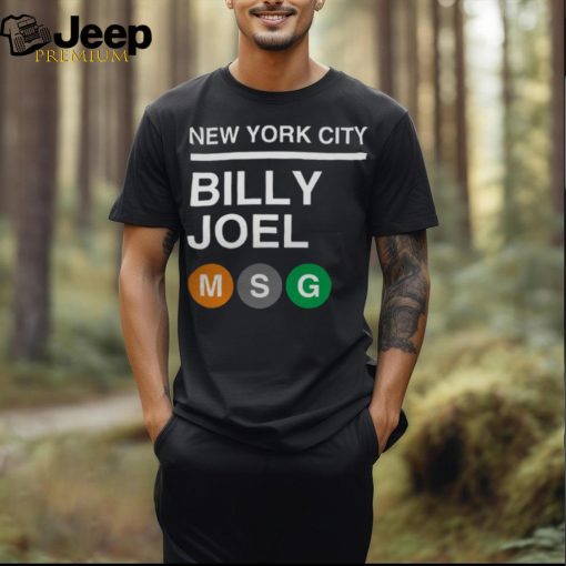 Billy Joel Merch Msg Subway Shirt