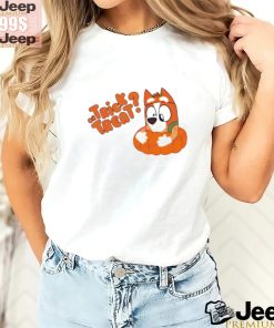 Bingo Pumpkin Trick or Treat Halloween Cute Cartoon shirt