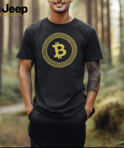 Bitcoin Merch Orange Bitcoin Circle Shirt