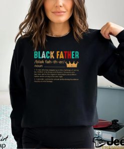 Black Father Definition T Shirt