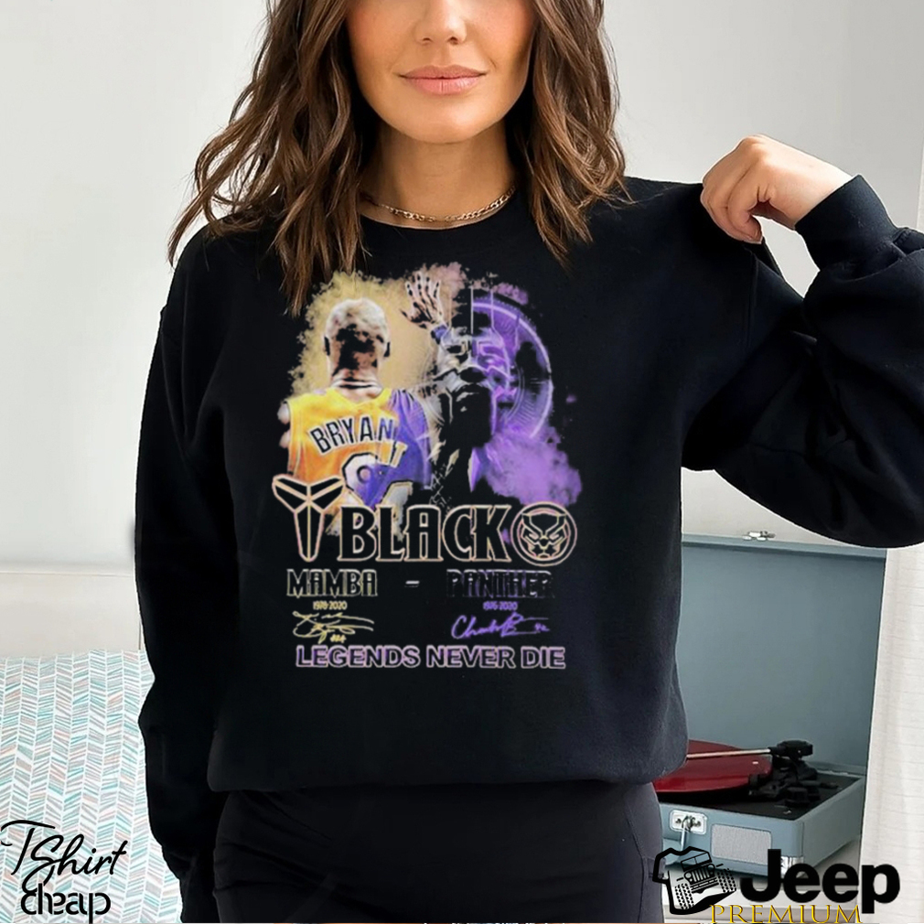 Black Mamba Panther Signature Legends Never Die T shirt For Fans