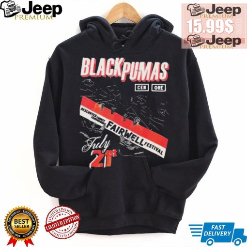 Black Pumas 2024 FairWell Festival Shirt