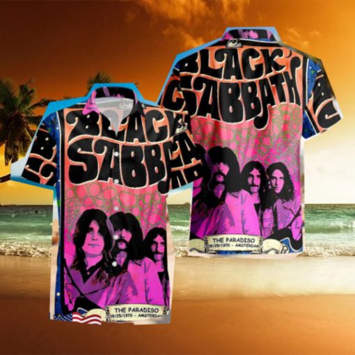 Black Sabbath 1975 Tour Black Sabbath Hawaiian Shirt