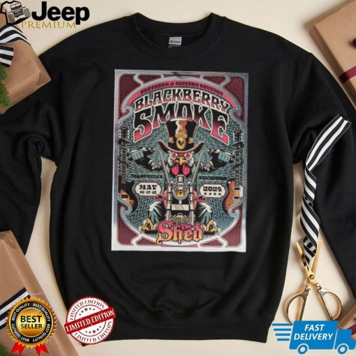 Blackberry Smoke Shed 2024 Event Poster Shirt