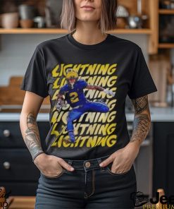 Blake Corum Michigan Football Lightning Shirt