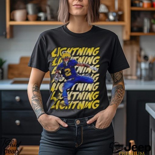 Blake Corum Michigan Football Lightning Shirt