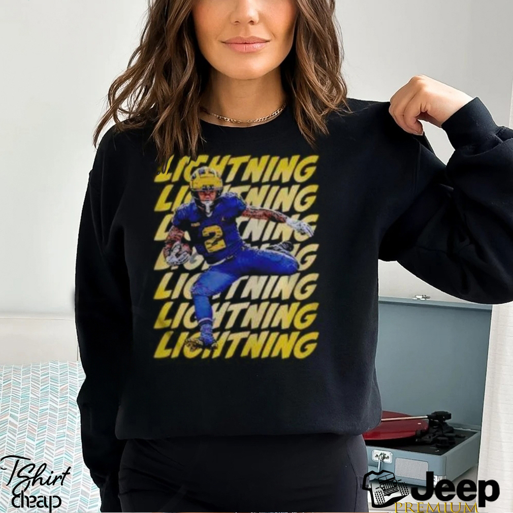 Blake Corum Michigan Football Lightning Shirt teejeep