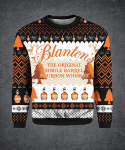 Blanton’s Bourbon Whiskey Ugly Christmas Sweater