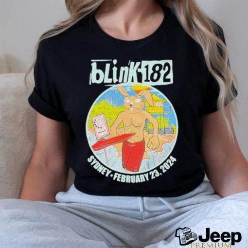 Blink 182 2024 Australia Tour Qudos Bank Arena February 23 shirt