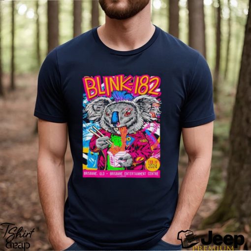 Blink 182 Brisbane QLD 19th Feb 24 Tour shirt
