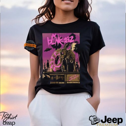 Blink 182 City Merch At Sofi Stadium In Inglewood CA With The Rams Artwork 2024 Unisex T Shirt