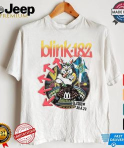 Blink 182 GlasGow 30 8 2024 Tour T Shirt