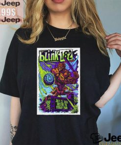 Blink 182 Jul 23 2024 Boston MA Poster Shirt