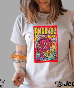 Blink 182 June 21, 2024 Kaseya Center, Miami FL Tour Shirt