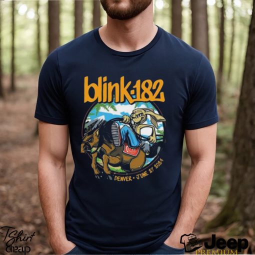 Blink 182 show at ball arena on june 27 2024 shirt