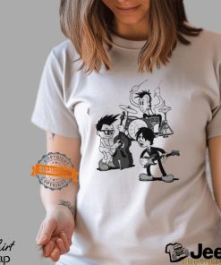 Blink 1932 Punk Band In 1930s Rubber Hose Style Cuphead T Shirt