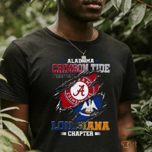 Blood Inside Me Alabama Crimson Tide Territory Louisiana Chapter 2023 Shirt