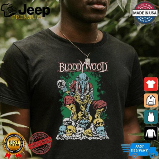 Bloody Wood Elephant Skull Tee Shirt