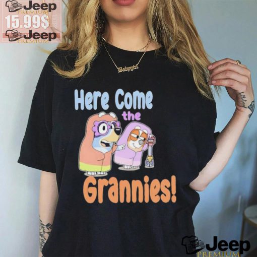 Bluey Come The Grannies Cartoon Meme shirt