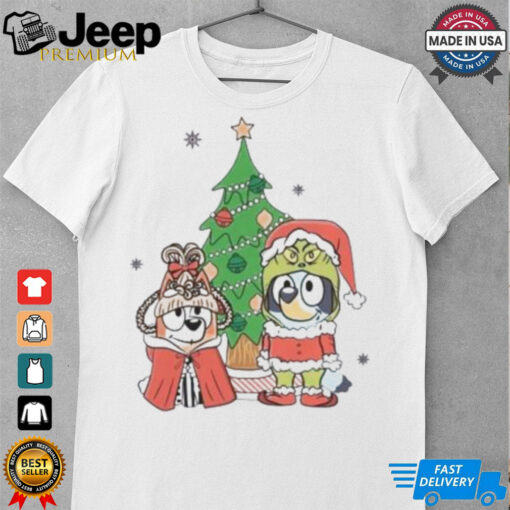 Bluey Grinch Bingo Cindy Christmas T Shirt