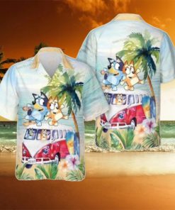 Bluey Hawaiian Shirt Bluey And Bingo Set Tropical Style Gift For Men And Women