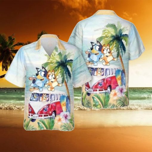 Bluey Hawaiian Shirt Bluey And Bingo Set Tropical Style Gift For Men And Women