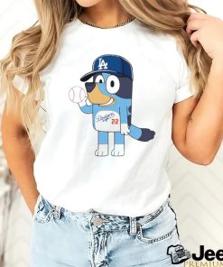 Bluey Los Angeles Dodgers baseball MLB shirt