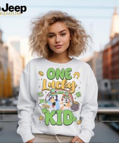 Bluey One Lucky Kid St Patricks Day shirt