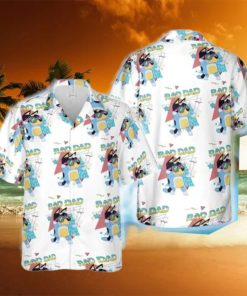 Bluey Rad Dad Hawaiian Shirt