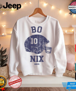 Bo Nix Denver Helmet shirt