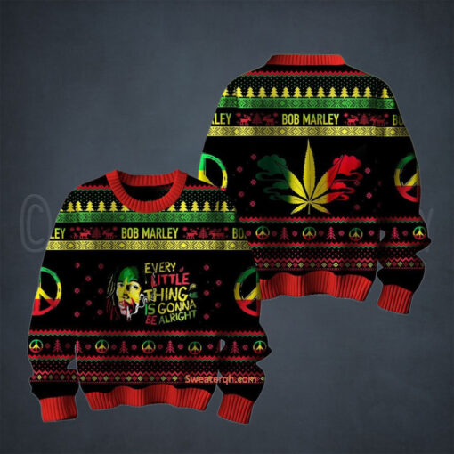 Bob Marley Every Little Thing Is Gonna Be Alright Sweater