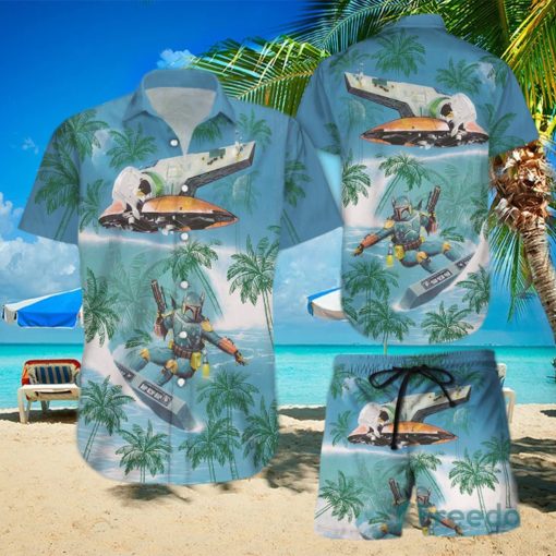 Boba Fett Surf Star Wars Hawaiian Shirts And Short Summer Beach Set