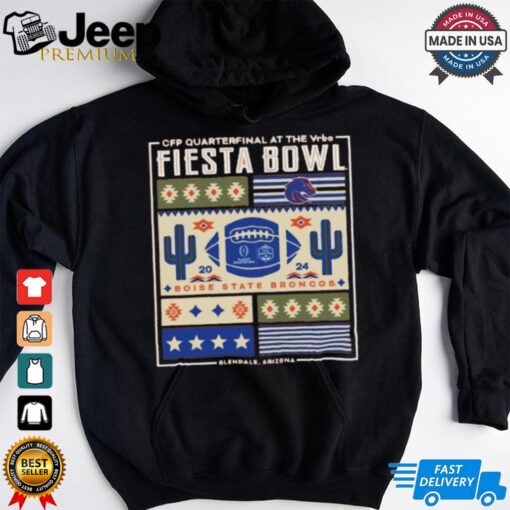 Boise State Broncos 2024 CFP Vrbo Fiesta Bowl Block Party Limited Edition T Shirt