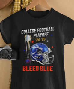 Boise State Broncos College Football Playoff 2024 2025 Bleed Blue T Shirt