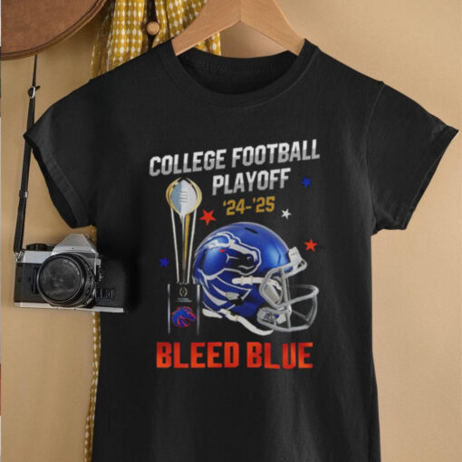 Boise State Broncos College Football Playoff 2024 2025 Bleed Blue T Shirt