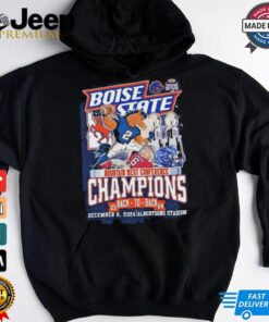 Boise State Broncos Mountain West Conference 2024 The Champions Back 2 Back T Shirt