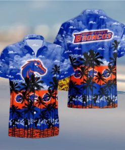 Boise State Broncos Palms Tree Hawaiian Shirt