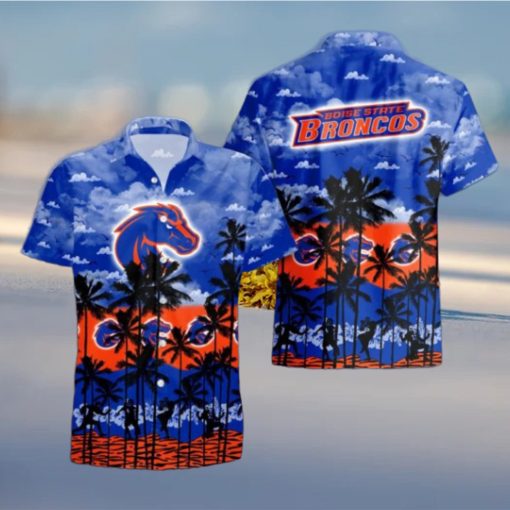 Boise State Broncos Palms Tree Hawaiian Shirt