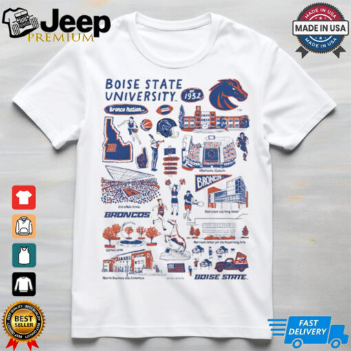 Boise State Broncos Vive La Fete Impressions Artwork shirt
