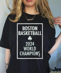 Boston Basketball 2024 World Champions Banner Shirt