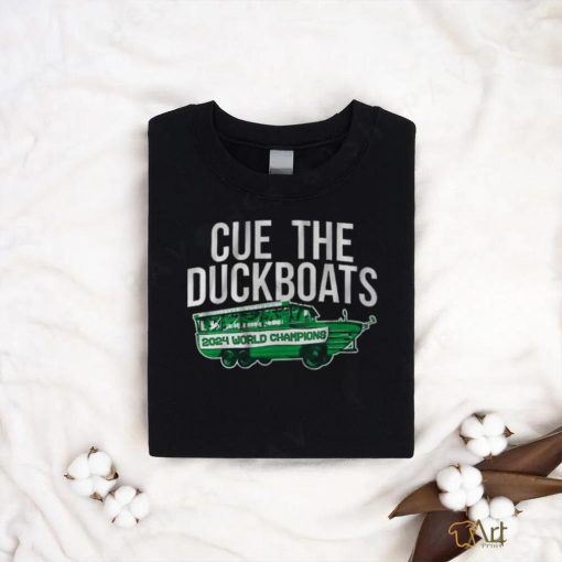 Boston Basketball Champs Cue the Duck Boats shirt