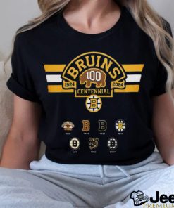 Boston Bruins 1924 2024 100 Centennial T Shirt