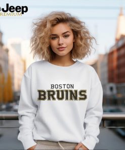 Boston Bruins Mitchell & Ness Legendary Slub Vintage Raglan Long Sleeve T Shirt